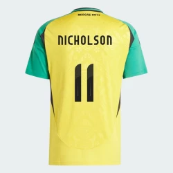 Nicholson #11 Jamaica Voetbalshirt Copa America 2024 Thuistenue Heren
